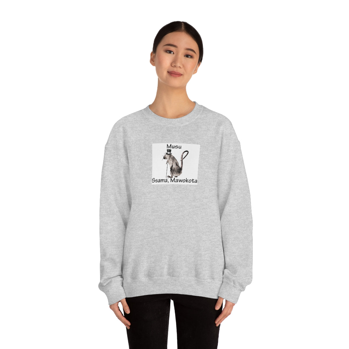 Unisex Heavy Blend™ Crewneck Sweatshirt - Musu, WT