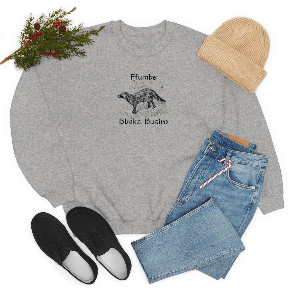 Unisex Heavy Blend™ Crewneck Sweatshirt - Ffumbe, WT