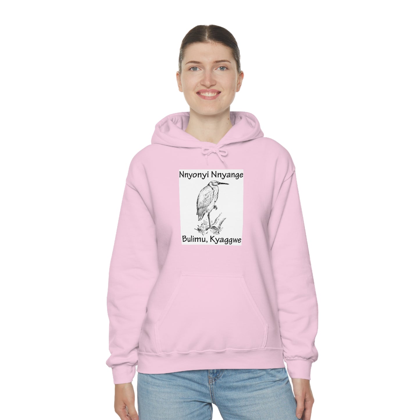 Unisex Heavy Blend™ Hooded Sweatshirt - Nnyonyi Nnyange (Cattle-Egret)