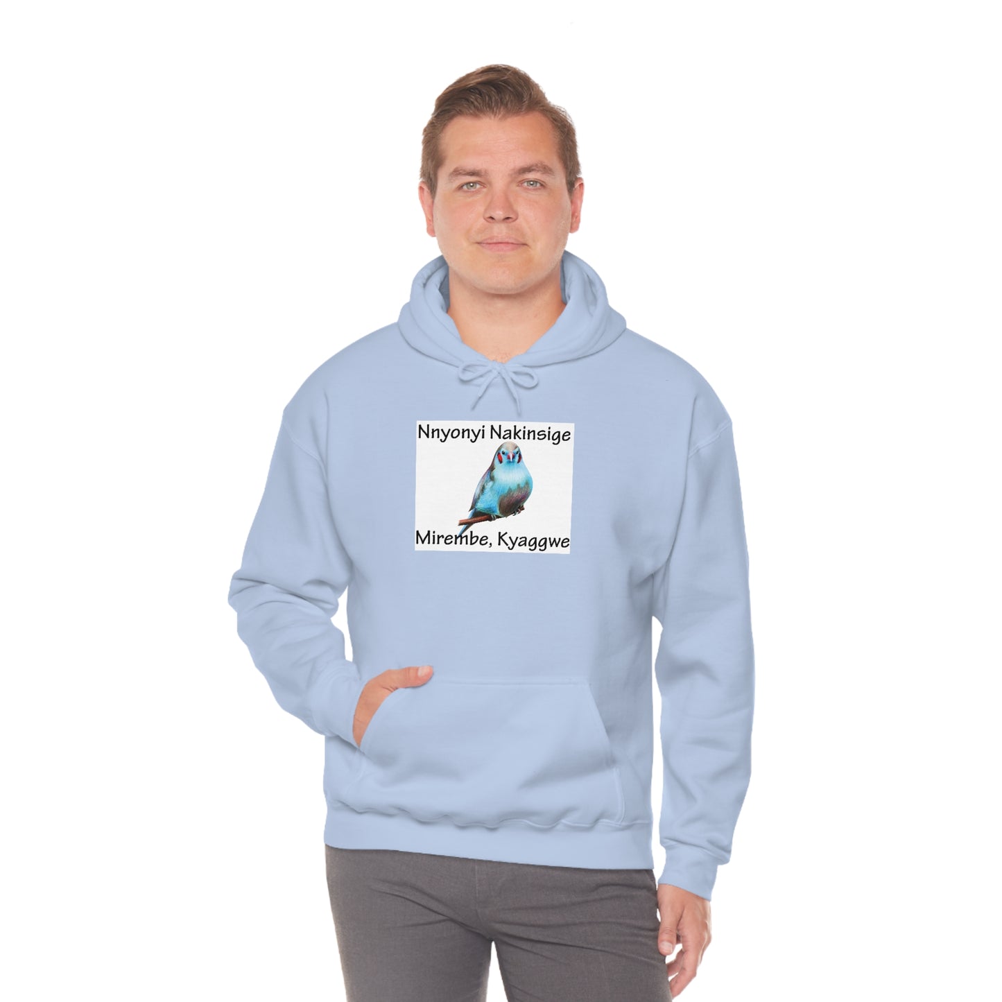 Unisex Heavy Blend™ Hooded Sweatshirt - Nnyonyi Nakinsige (Cheeked Cordon-Bleu)