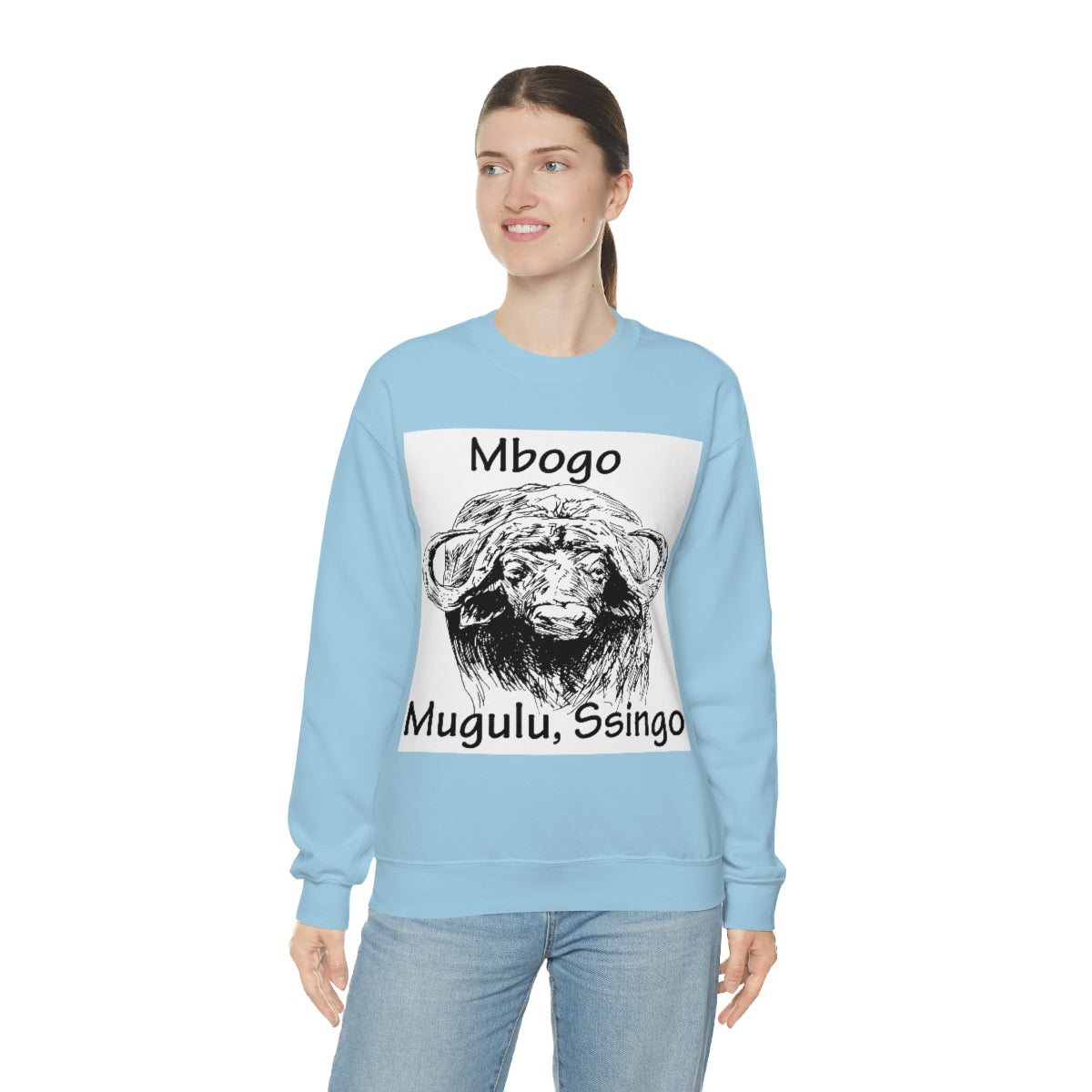 Unisex Heavy Blend™ Crewneck Sweatshirt - Mbogo, WB