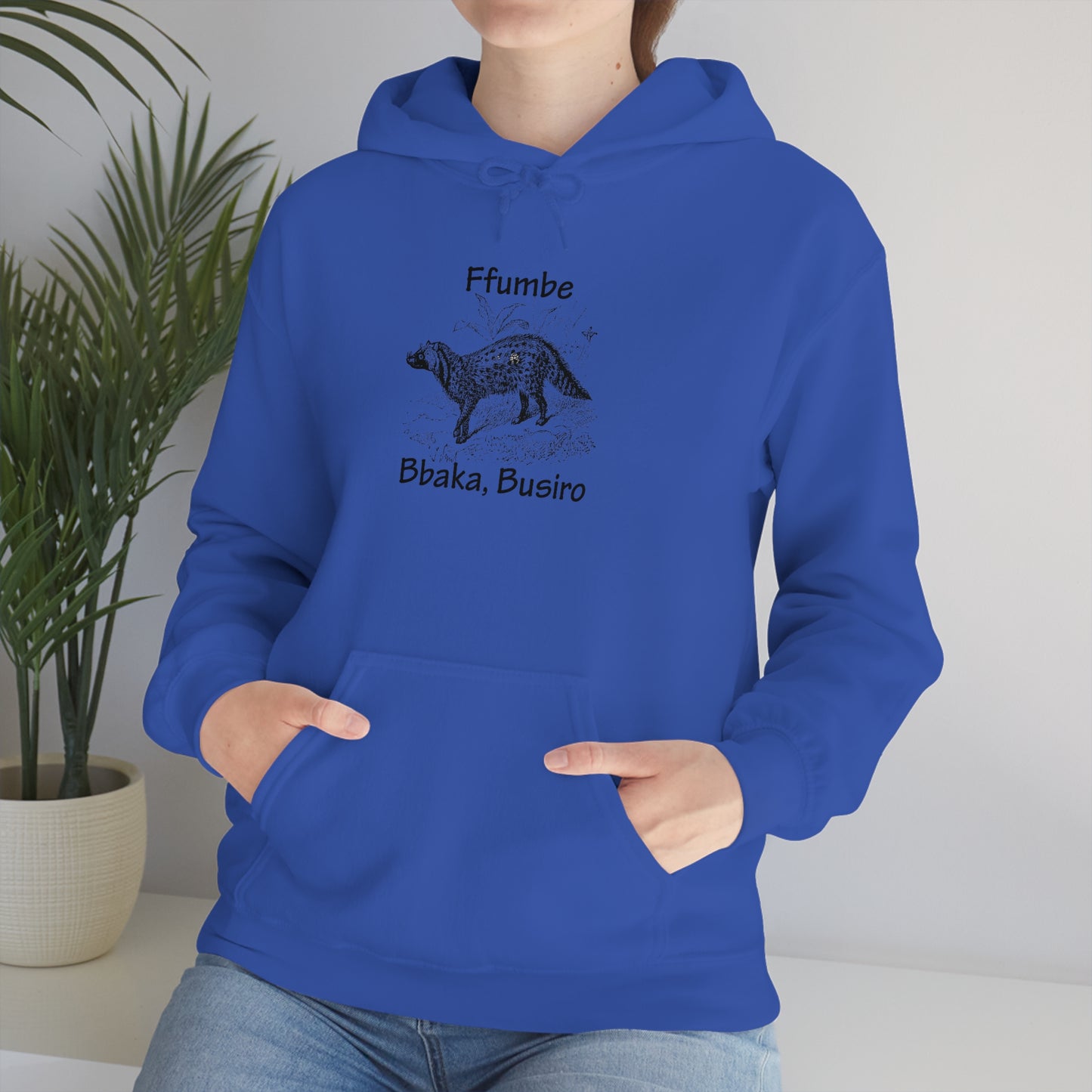 Unisex Heavy Blend™ Hooded Sweatshirt - Ffumbe (Civet Cat)