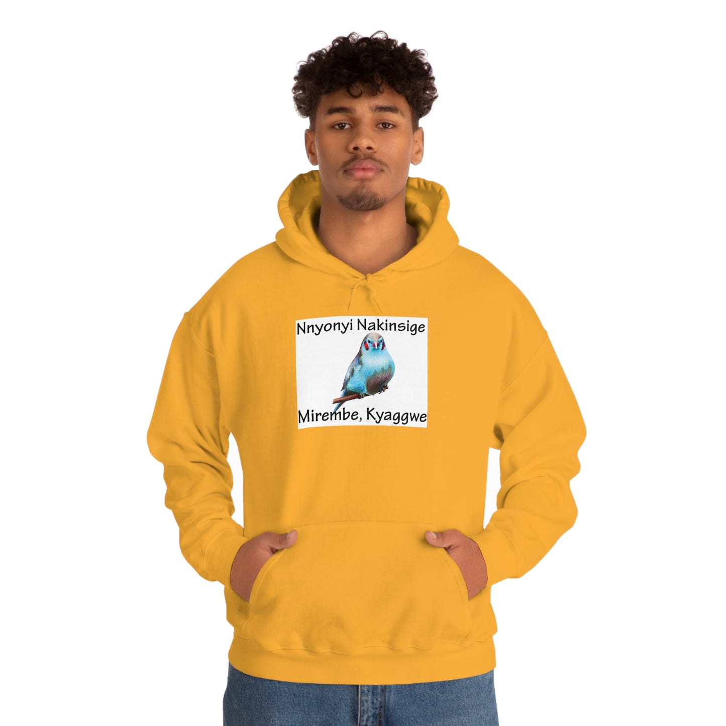 Unisex Heavy Blend™ Hooded Sweatshirt - Nnyonyi Nakinsige (Cheeked Cordon-Bleu)