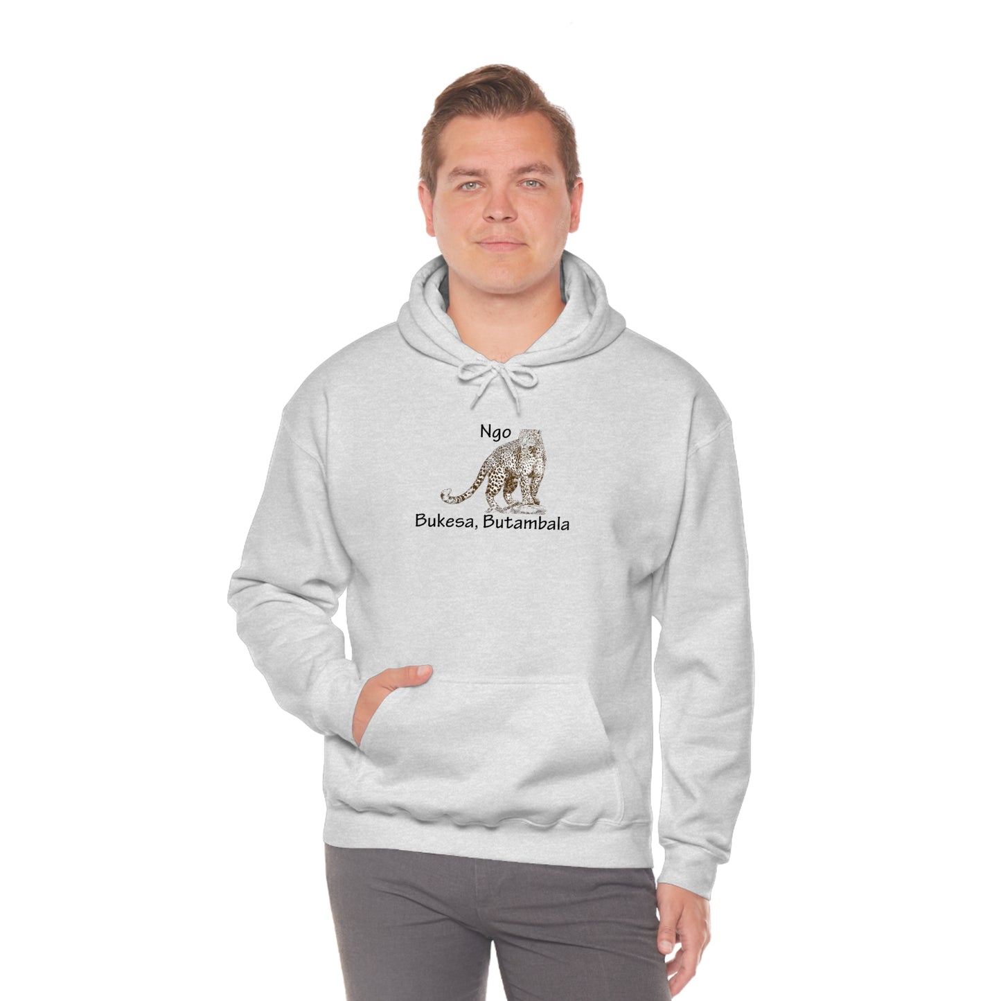 Unisex Heavy Blend™ Hooded Sweatshirt - Ngo (Leoppard)