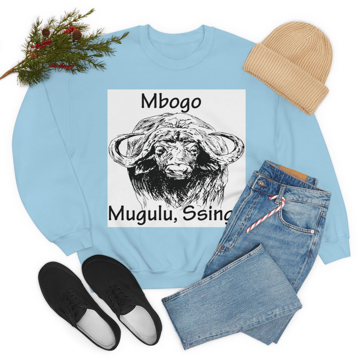 Unisex Heavy Blend™ Crewneck Sweatshirt - Mbogo, WB