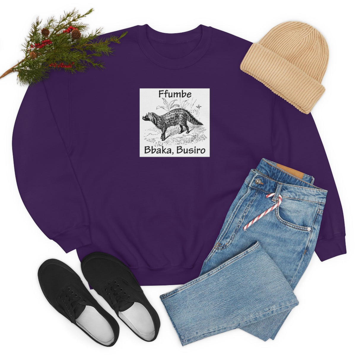 Unisex Heavy Blend™ Crewneck Sweatshirt - Ffumbe, WB