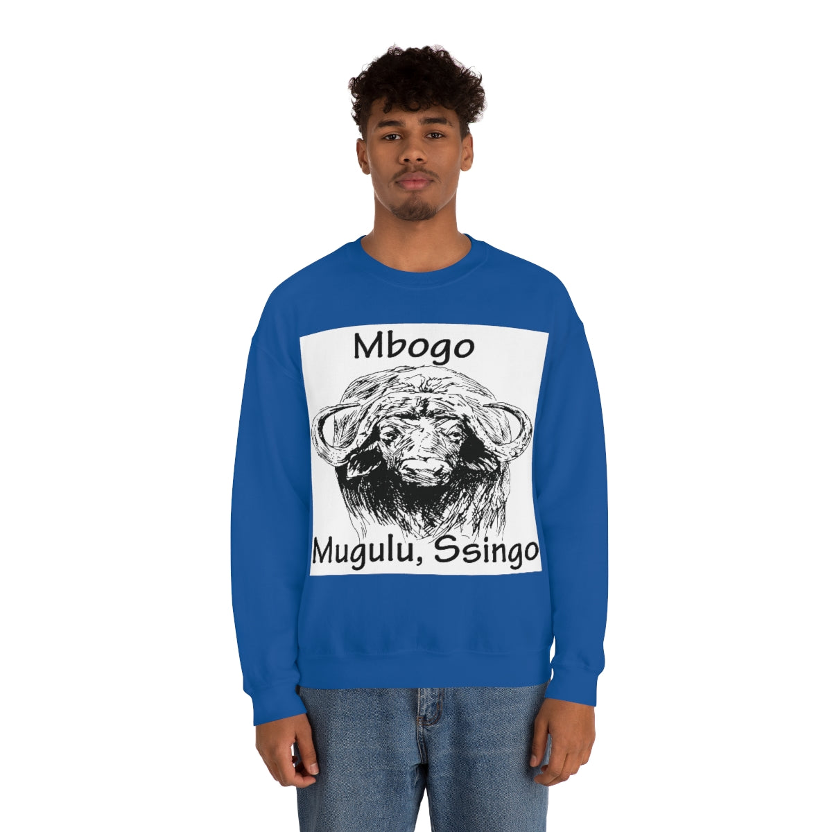 Unisex Heavy Blend™ Crewneck Sweatshirt - Mbuzi, WB