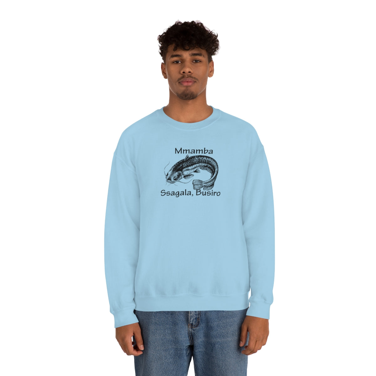 Unisex Heavy Blend™ Crewneck Sweatshirt - Mmamba Ggabunga, WT