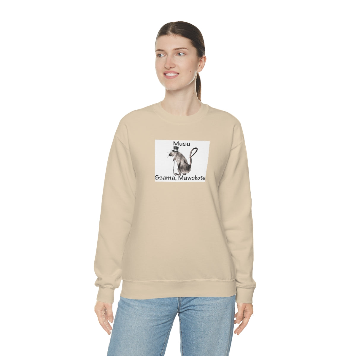 Unisex Heavy Blend™ Crewneck Sweatshirt - Musu, WT