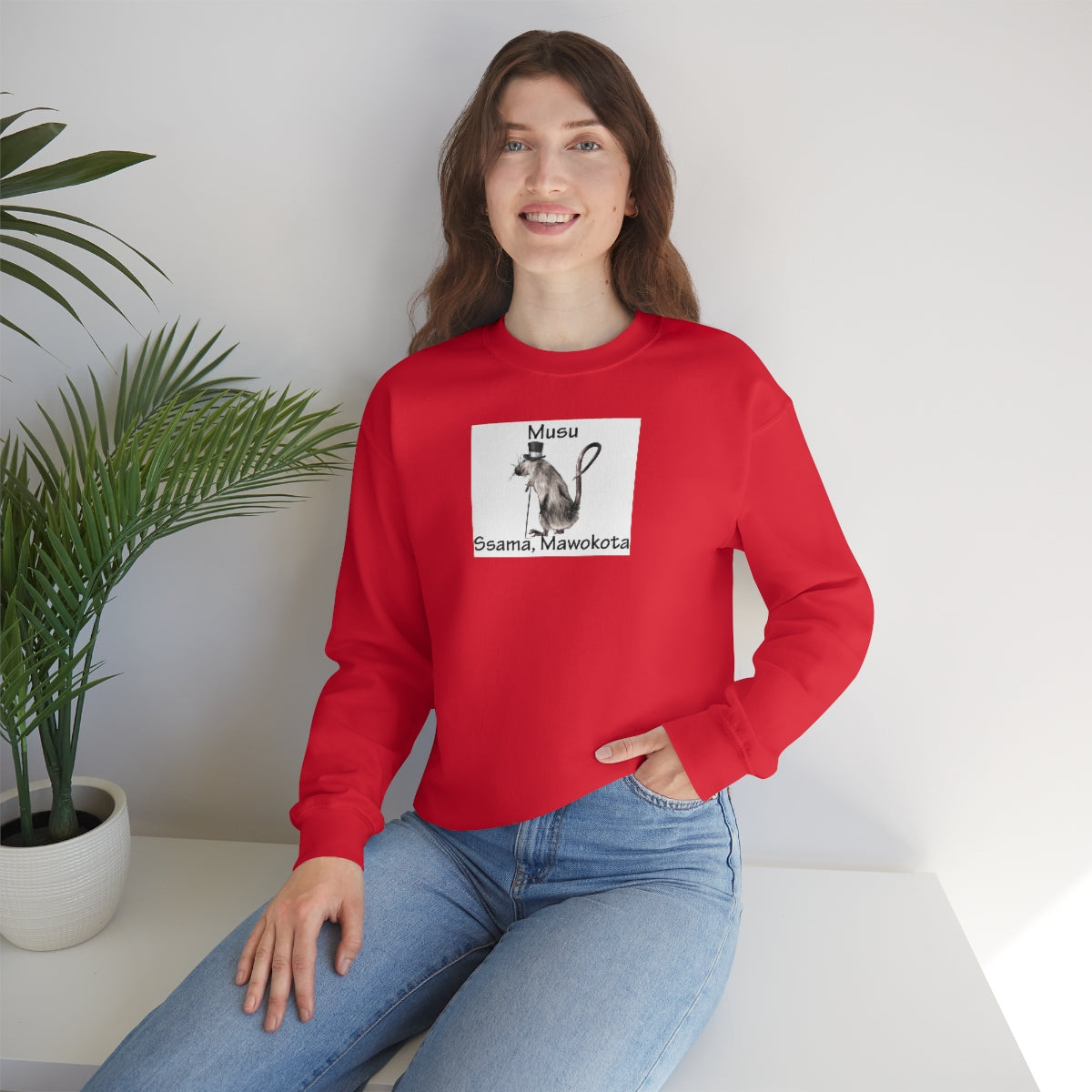 Unisex Heavy Blend™ Crewneck Sweatshirt - Musu, WB