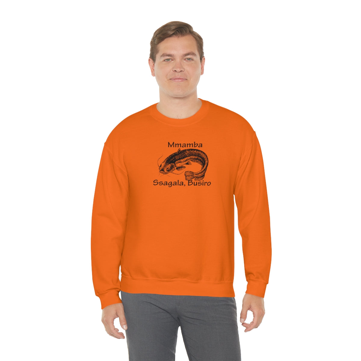 Unisex Heavy Blend™ Crewneck Sweatshirt - Mmamba Ggabunga, WT