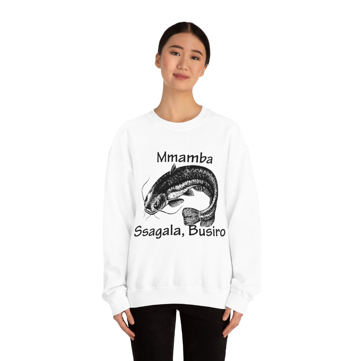 Unisex Heavy Blend™ Crewneck Sweatshirt - Mmamba Ggabunga, WB