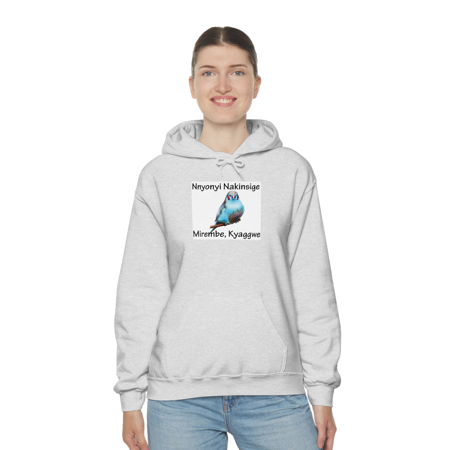 Unisex Heavy Blend™ Hooded Sweatshirt - Nnyonyi Nakinsige (Cheeked Cordon-Bleu)