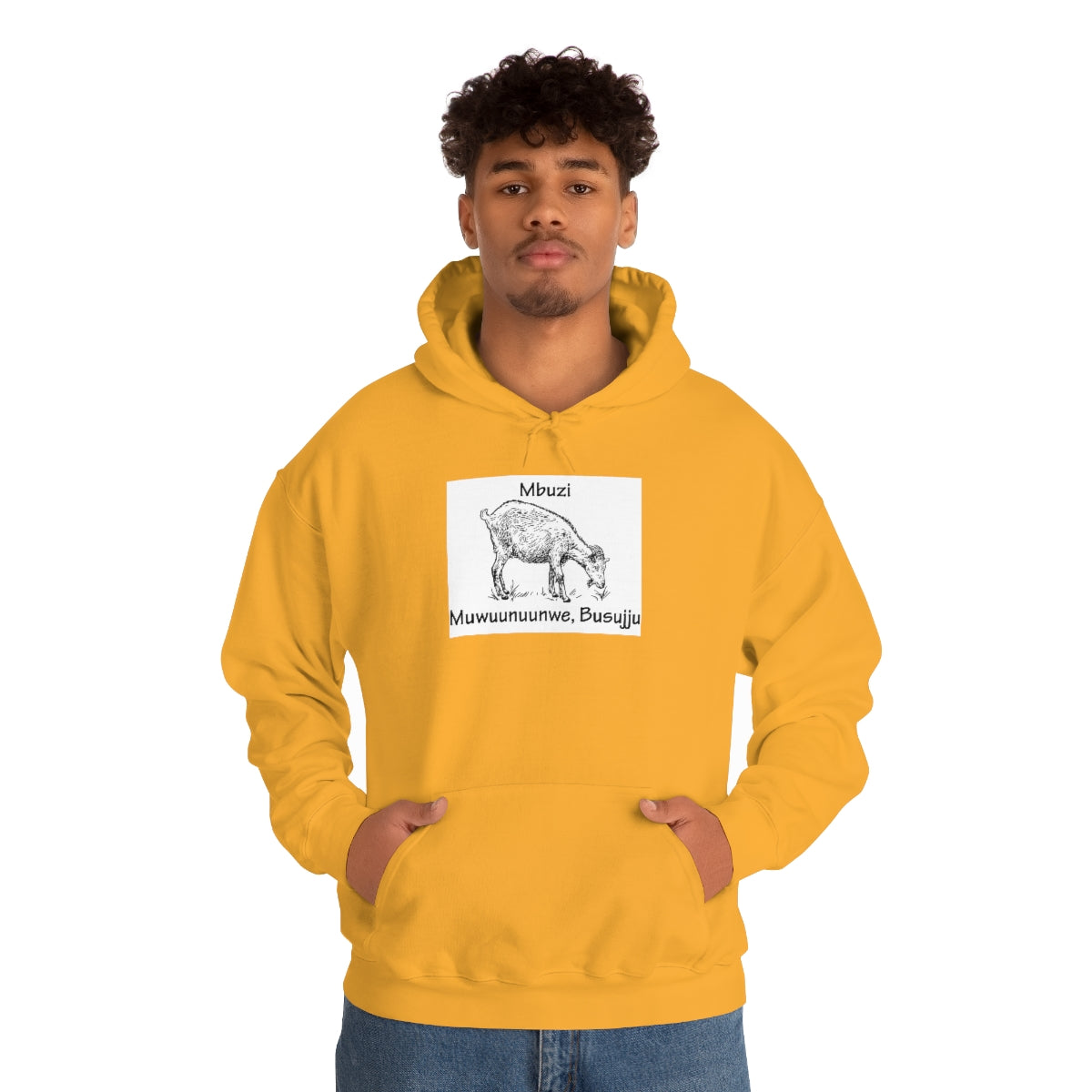 Mbuzi, B1 - Unisex Heavy Blend™ Hooded Sweatshirt