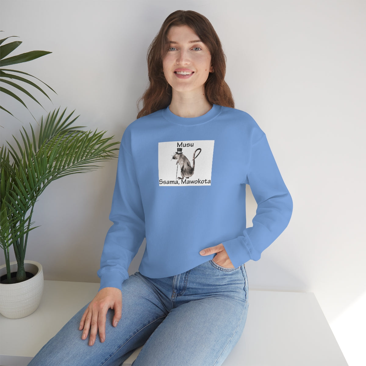 Unisex Heavy Blend™ Crewneck Sweatshirt - Musu, WT