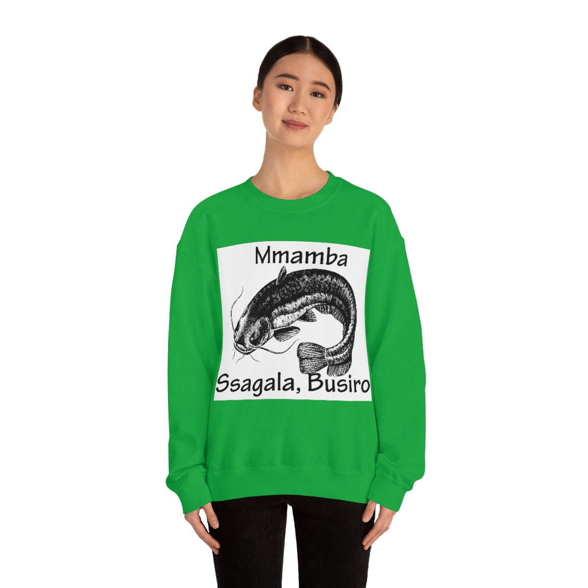 Unisex Heavy Blend™ Crewneck Sweatshirt - Mmamba Ggabunga, WB