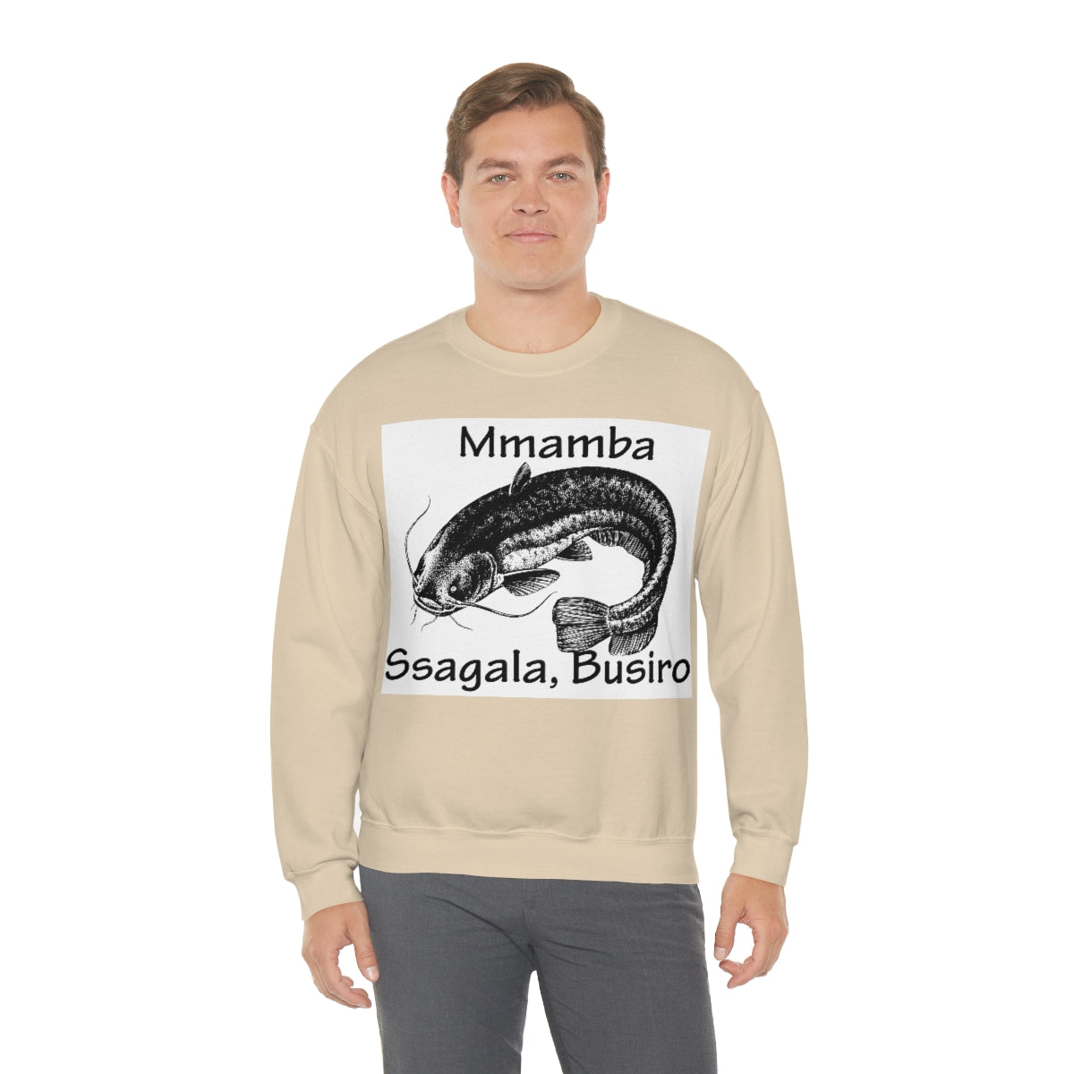 Unisex Heavy Blend™ Crewneck Sweatshirt - Mmamba Ggabunga, WB