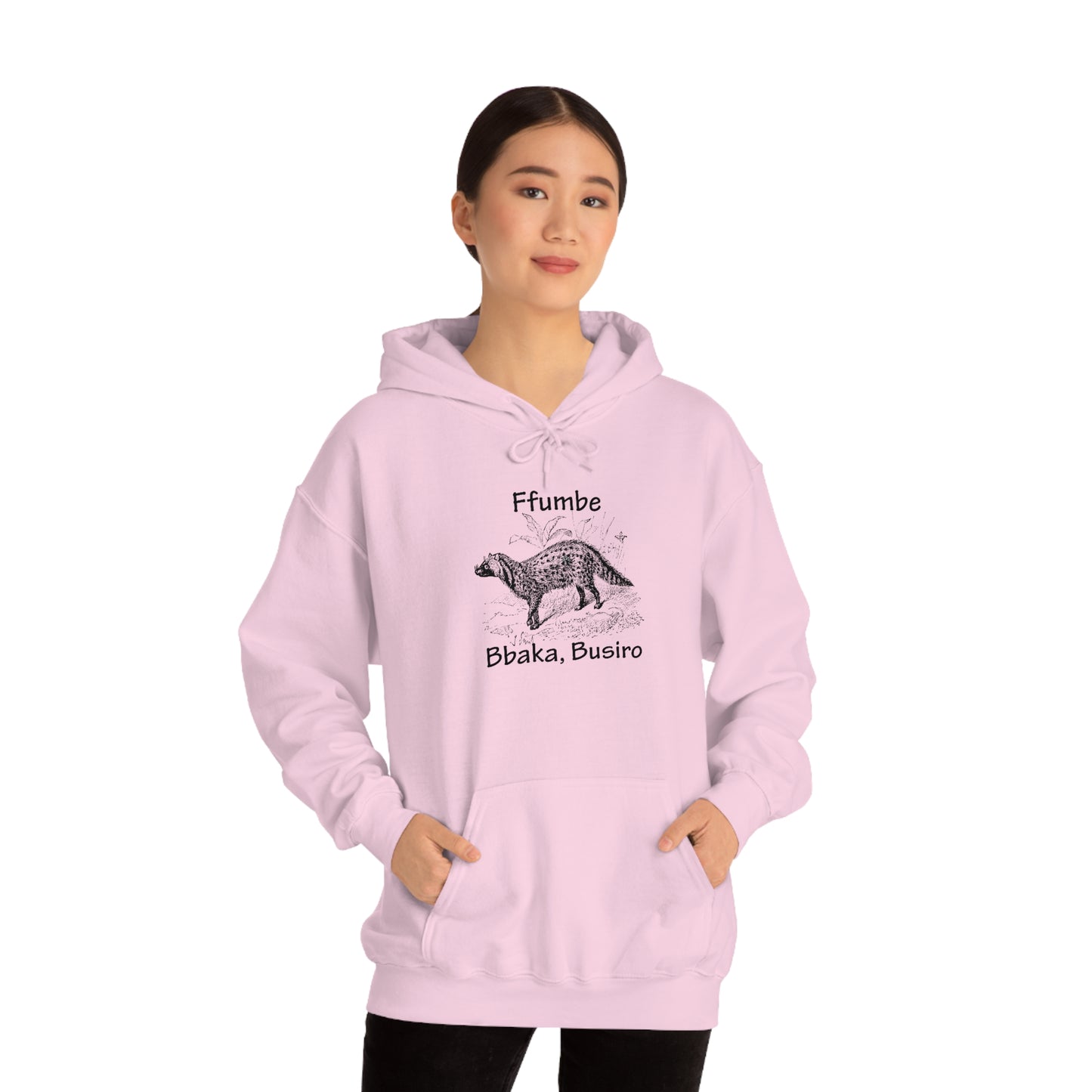 Unisex Heavy Blend™ Hooded Sweatshirt - Ffumbe (Civet Cat)