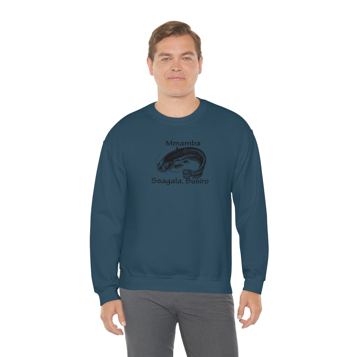 Unisex Heavy Blend™ Crewneck Sweatshirt - Mmamba Ggabunga, WT