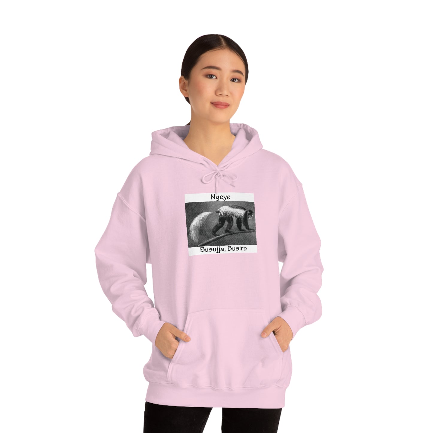 Unisex Heavy Blend™ Hooded Sweatshirt - Ngeye (Colobus Monkey)