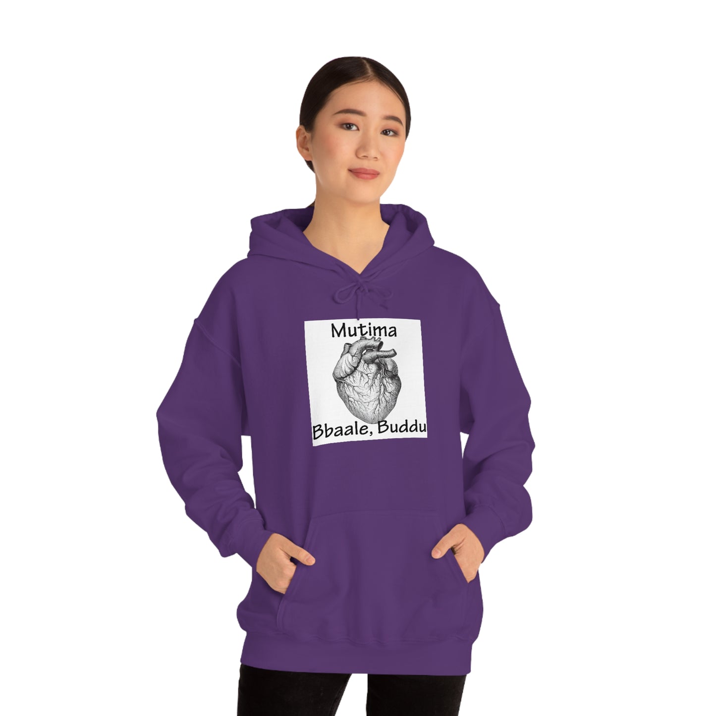 Unisex Heavy Blend™ Hooded Sweatshirt - Mutima Musaggi (Heart)