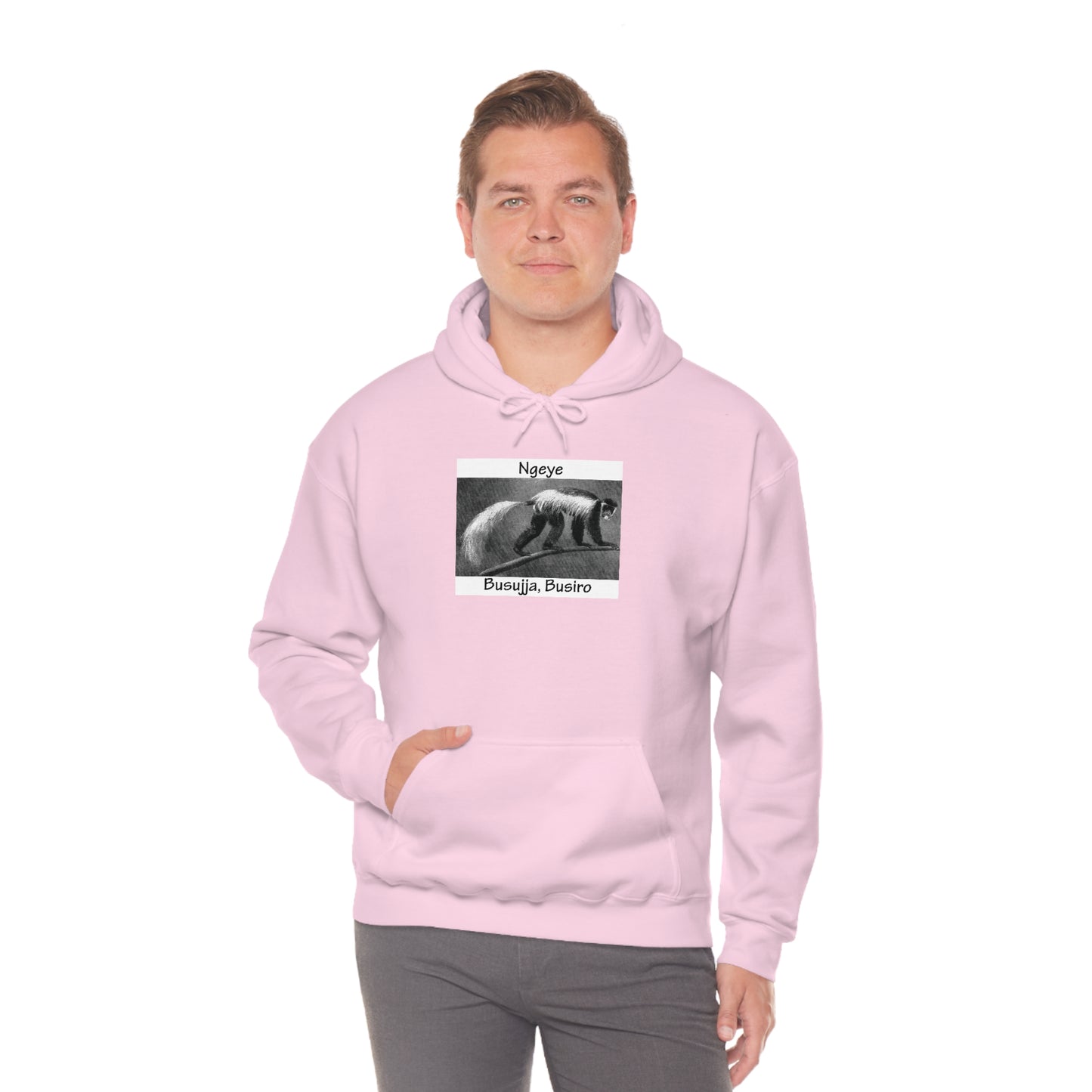 Unisex Heavy Blend™ Hooded Sweatshirt - Ngeye (Colobus Monkey)