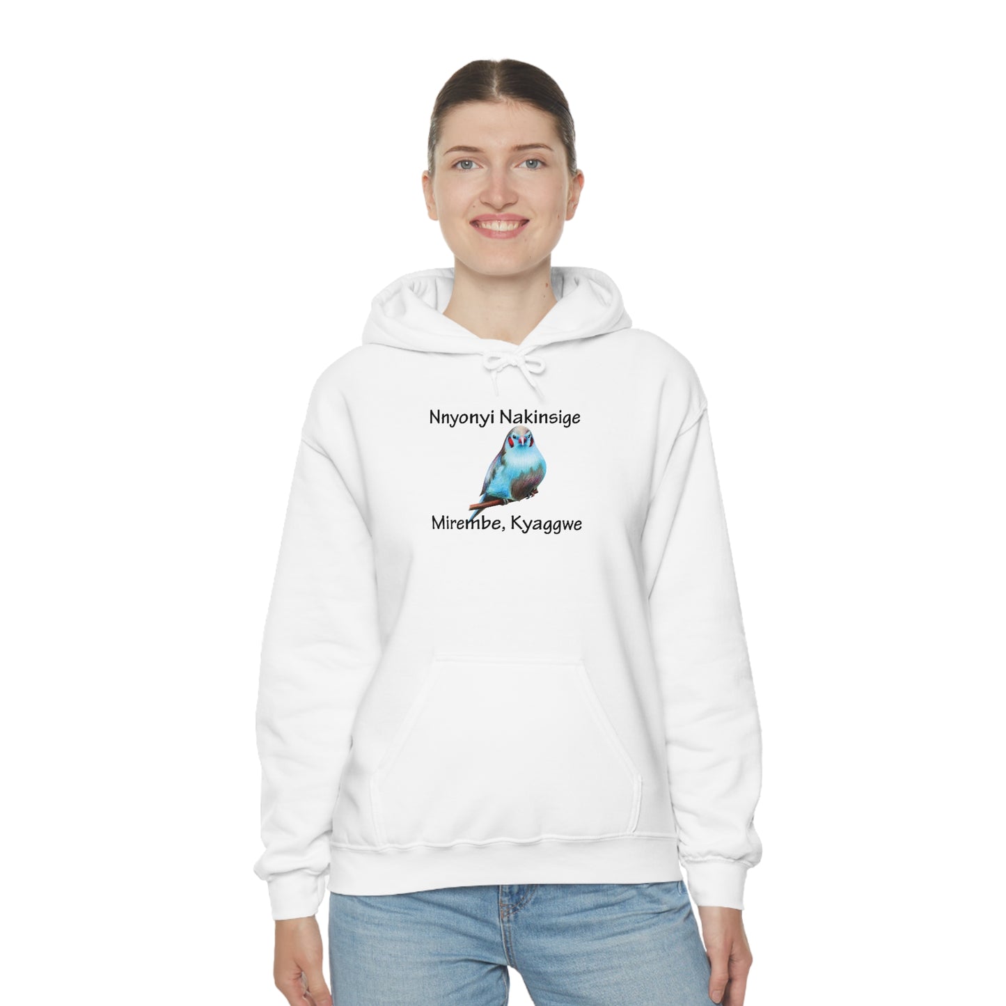 Unisex Heavy Blend™ Hooded Sweatshirt - Nnyonyi Nakinsige (Cheeked Cordon-Bleu)