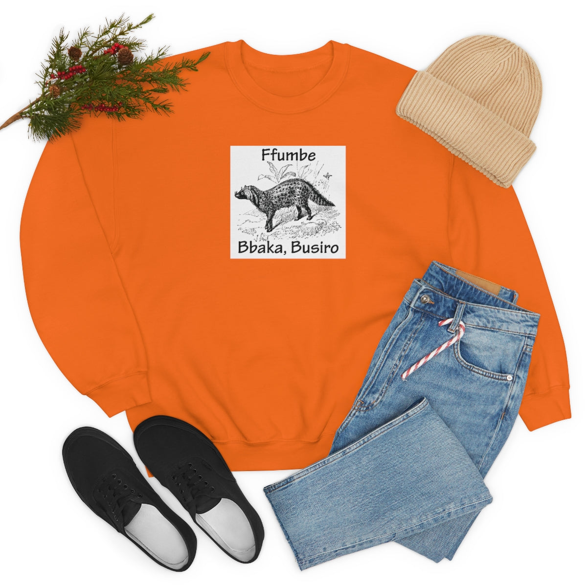 Unisex Heavy Blend™ Crewneck Sweatshirt - Ffumbe, WB