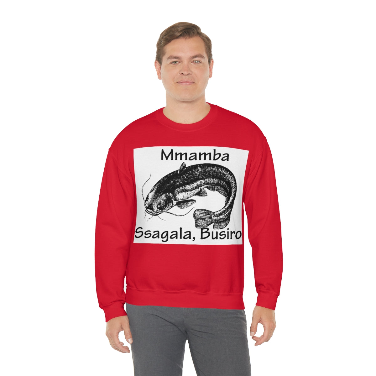 Unisex Heavy Blend™ Crewneck Sweatshirt - Mmamba Ggabunga, WB