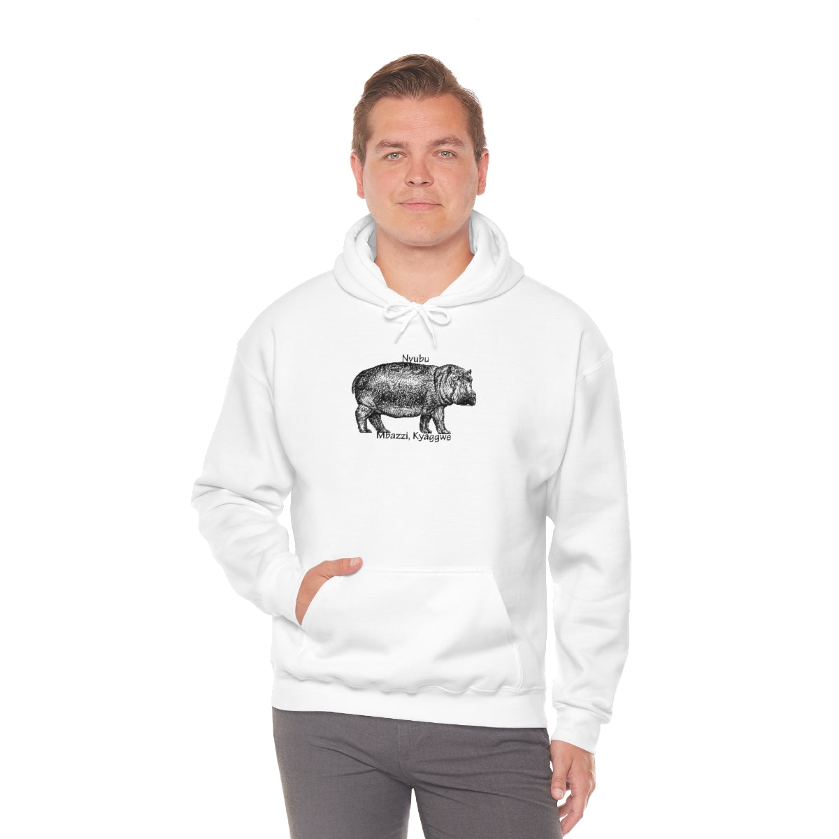 Nvubu, B1 - Unisex Heavy Blend™ Hooded Sweatshirt