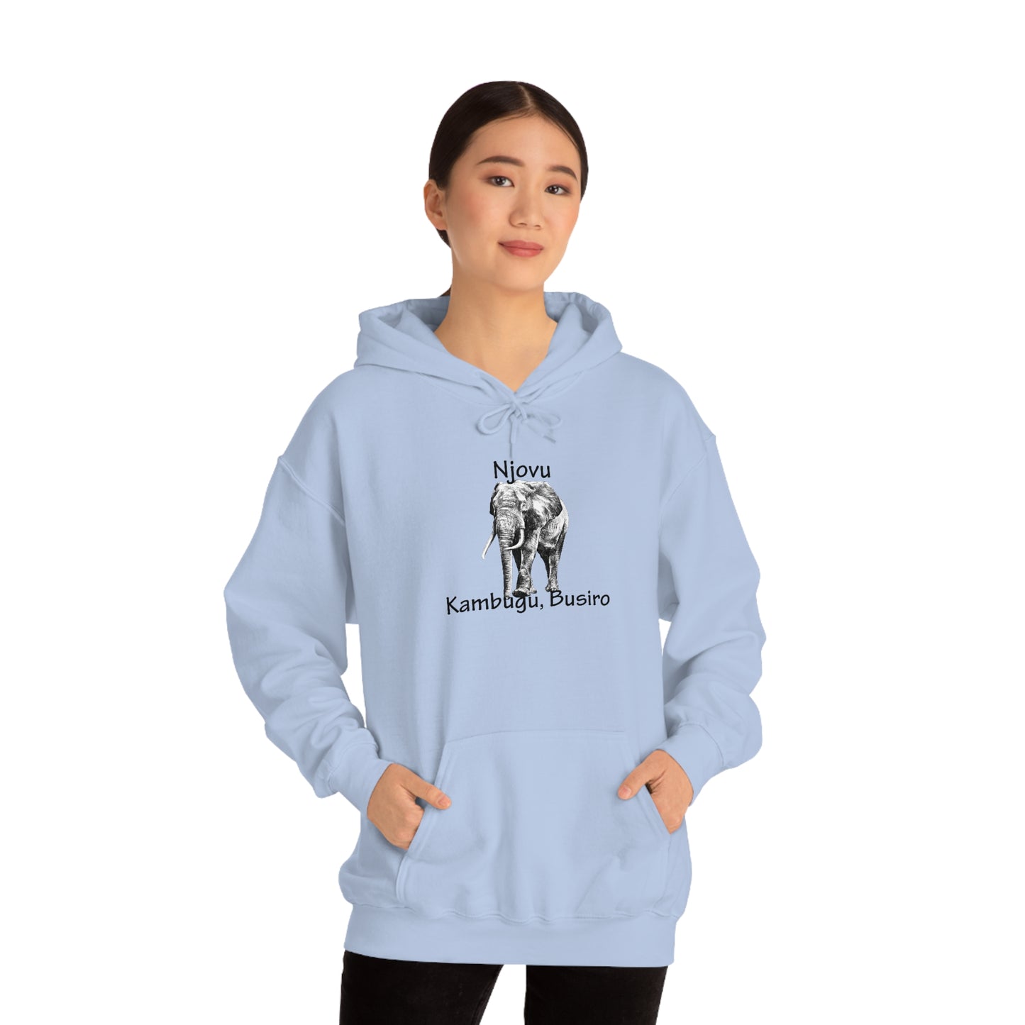 Unisex Heavy Blend™ Hooded Sweatshirt - Njovu (Elephant)