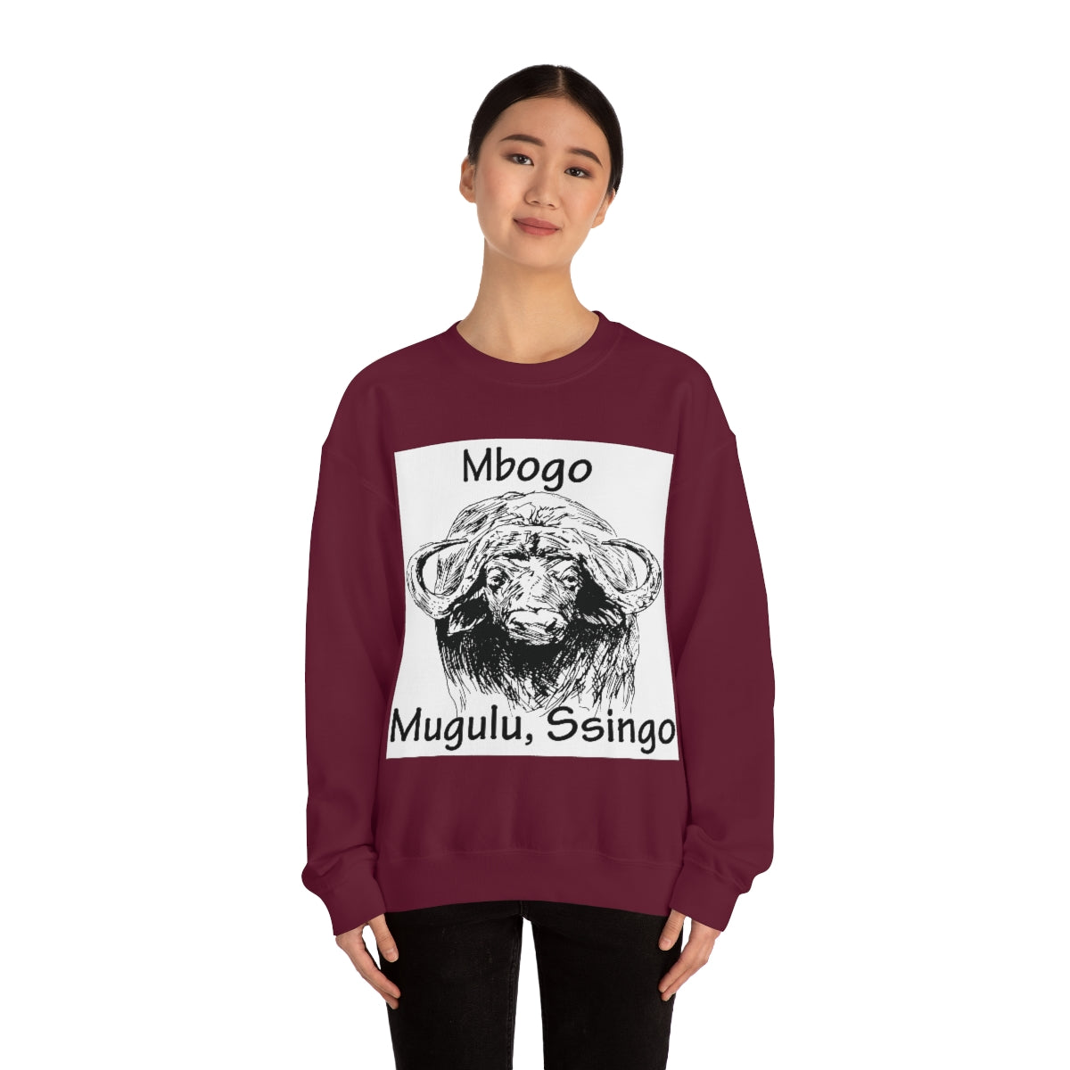 Unisex Heavy Blend™ Crewneck Sweatshirt - Mbuzi, WB