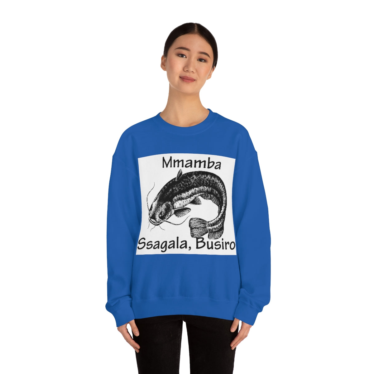 Unisex Heavy Blend™ Crewneck Sweatshirt - Mmamba Ggabunga, WB