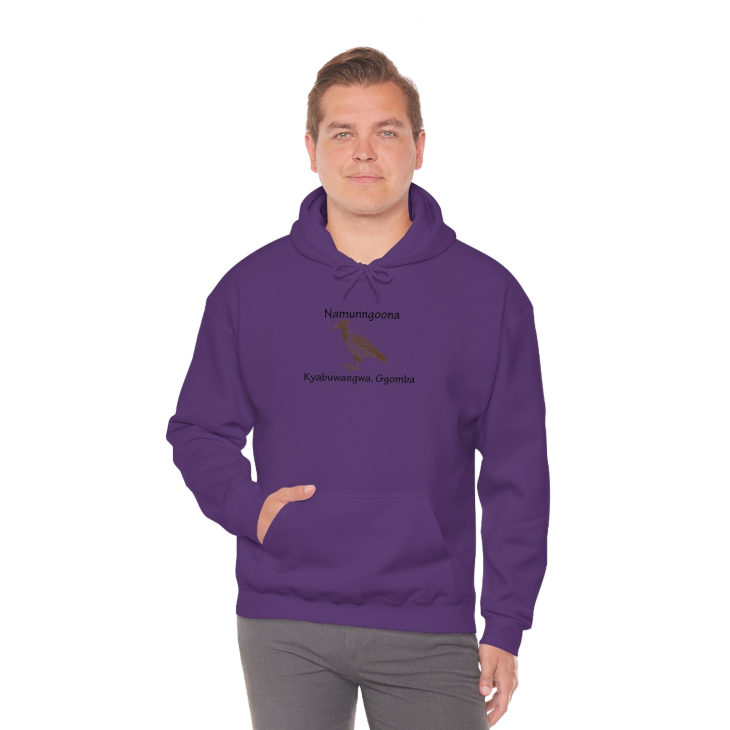 Unisex Heavy Blend™ Hooded Sweatshirt - Namunngoona (Crow)