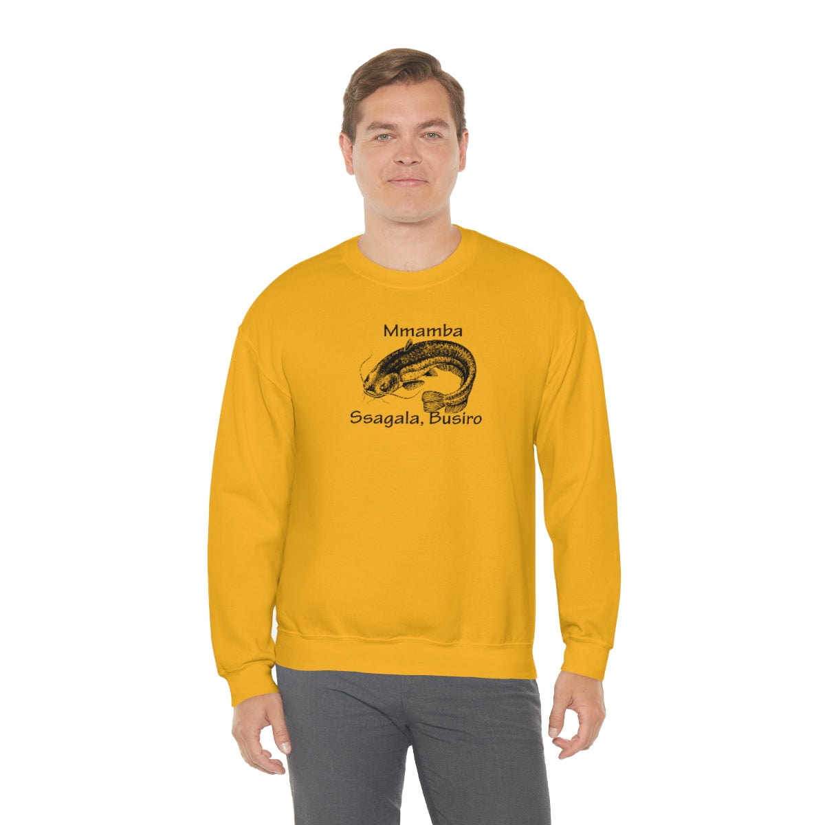 Unisex Heavy Blend™ Crewneck Sweatshirt - Mmamba Ggabunga, WT