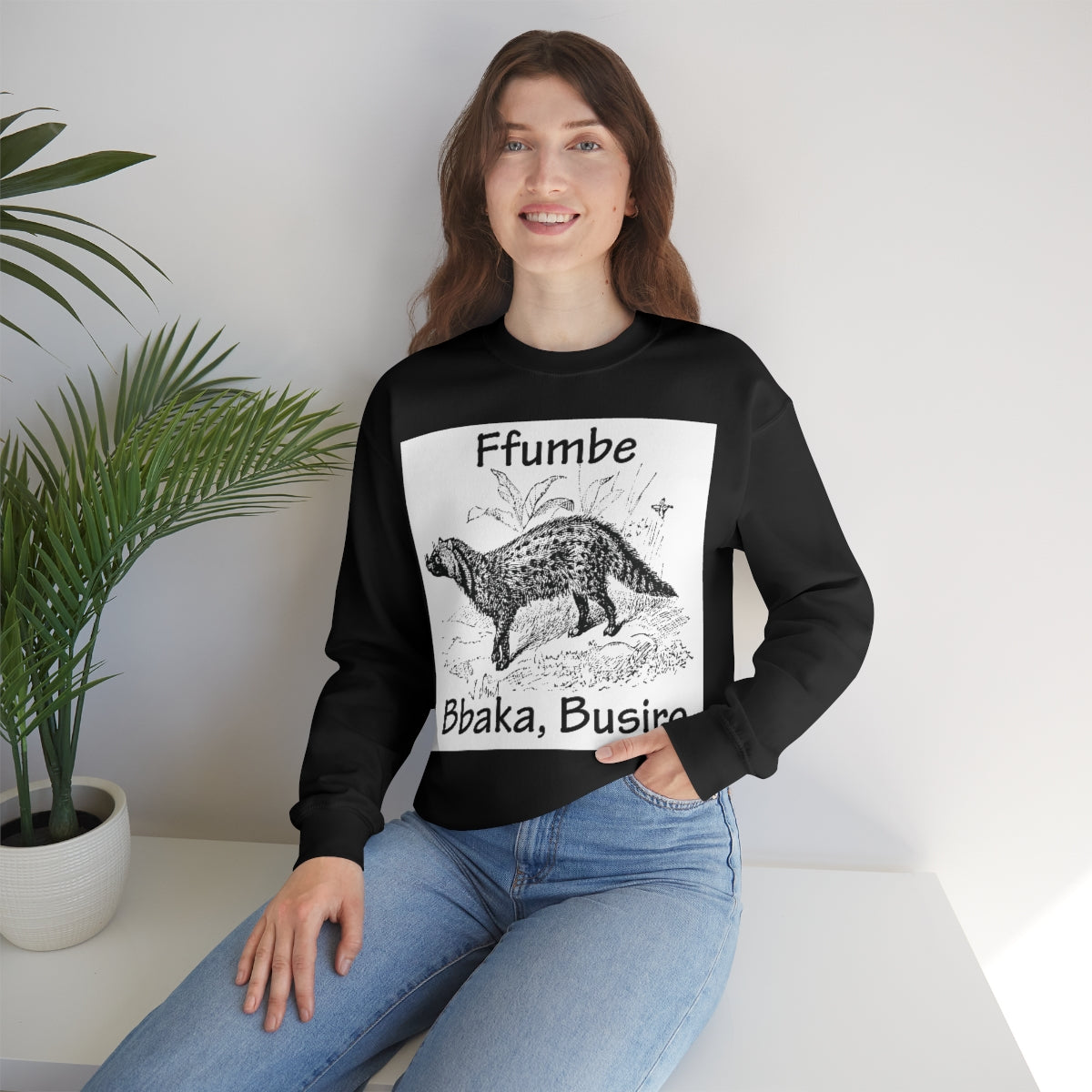 Unisex Heavy Blend™ Crewneck Sweatshirt - Ffumbe, WB